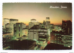 027, GF Etats-Unis Texas TX Houston, Astrocard Compagnie AC-14-A, Sunset In The Largest City In The Nation - Houston
