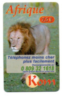 Lion Afrique GSM  Carte Prépayée France Card  (K 96) - Per Cellulari (telefonini/schede SIM)