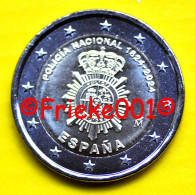 Spanje - Espagne - 2 Euro 2024 Comm.(Nationale Politie) - Spanien