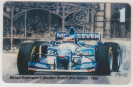 USA - Michael Schumacher's Benetton-Renault,HT Technologies Prepaid Card 10 U, Tirage 3.500, Mint - Altri & Non Classificati