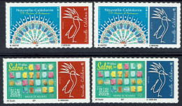 Nouvelle Calédonie OPT 2019 - 4 Timbres Adhésifs Cagou Personnalisés - Unused Stamps