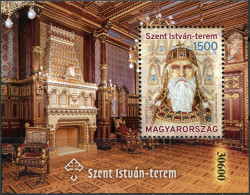 HUNGARY - 2023 - SOUVENIR SHEET MNH ** - Saint Stephen's Hall, Budapest - Neufs