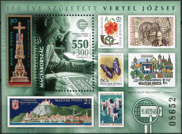 HUNGARY - 2022 - SOUVENIR SHEET MNH ** - Jozsef Vertel, Stamp Designer - Neufs