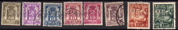 Belgique Timbres De Service 1946-49 Petit Sceau De L'étatvavec Lettre B (6 Timbtes) + 2 Type "exportation( Avec Lettre B - Oblitérés