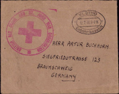 603943 | Brief Der British Red Cross And St. John War Organisation, Rotes Kreuz | Vlotho (W 4973) - Emergency Issues American Zone