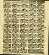 Tunisie 1945 - Colonie Française - Timbres Neufs. Yvert Nr.: 284. Feuille De 50 Avec Coin Daté: 3/4/45... (EB) ARA-02216 - Neufs