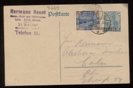 Saargebiet 1920's Stationery Card To Cöln__(8269) - Interi Postali