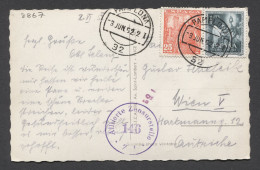 Spain 1952 Pamplona Censored Postcard To Wien__(8867) - Covers & Documents