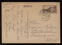 Saargebiet 1931 Saarbrucken 40c Stationery Card__(8263) - Postwaardestukken