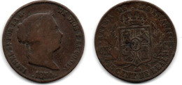 MA 31635 / Espagne - Spain - Spanien 25 Centimos 1854 TB - First Minting