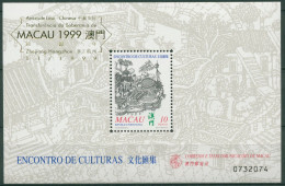 Macau 1999 Souveränität, Zusammentreffen Der Kulturen Block 71 I Postfr. (C6901) - Blocs-feuillets