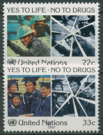 UNO New York 1987 Kampf Gegen Drogen 522/23 Postfrisch - Neufs