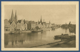 Lübeck Partie Am Hafen, Ungebraucht (AK4338) - Luebeck-Travemuende