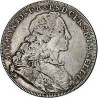 Électorat De Bavière, Maximilian III Joseph, Thaler, 1754, Munich, Argent - Taler & Doppeltaler