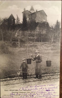 CPA écrite En 1903, 24 Brantome, Château RAMFORT, Animée, Porteurs D'eau, éd H.Guillier, Dos Simple - Brantome