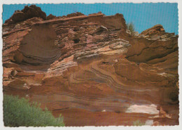 WESTERN AUSTRALIA WA Sandstone Caves MURCHISON RIVER Murray Views W1 Postcard 1988 Pmk 39c Stamp - Andere & Zonder Classificatie