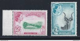 1961 SWAZILAND - Yv N. 87 E 90 - Valle Ezulvini E Coudou - 2 Val. MNH** - Autres & Non Classés