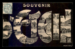 55 - ETAIN - SOUVENIR EN LETTRES MULTIVUES - EDITEUR MILLET - Etain