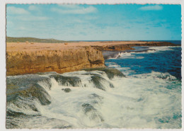 WESTERN AUSTRALIA WA Flat Rock Coastline CARNARVON Murray Views W13 Postcard C1970s - Sonstige & Ohne Zuordnung