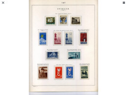 Italia  Repubblica  1958 1960  Annata Complete Su Fogli Marini King  MNH  Nuova Perfetta - Annate Complete