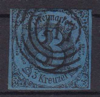 Ziffer 3 Kr. Mit Nummernstempel 117 (= Griesheim) - Autres & Non Classés