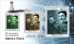 Guinea Bissau  2023 Nikola Tesla. (333) OFFICIAL ISSUE - Physique