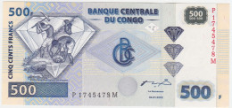 Congo P 96B - 500 Francs 4.1.2002 Prefix P - UNC - República Democrática Del Congo & Zaire