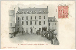 12 LAGUIOLE. Place De La Patte D'Oie Vers 1906. Hôtel Régis - Laguiole