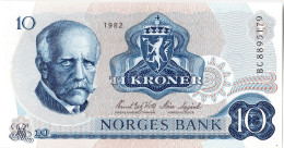 NORVÈGE - 10 Kroner 1982 - Norvège