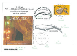 COV 98 - 3063 Cave & POLAR FAUNA ( Delphinopterus Leucas ) Romania - Cover - Used - 2004 - Andere & Zonder Classificatie