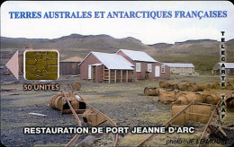 TAAF N° 36 - Télécarte 50u - Port J. D'Arc (verso Avec Logo Bull) - TAAF - Terres Australes Antarctiques Françaises