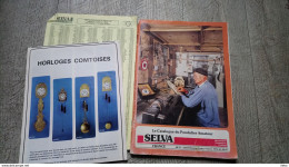 Catalogue Du Pendulier Amateur Selva Mouvement Accessoire Outillage Tarif 1992 Horlogerie Pendule Comtoise - Andere & Zonder Classificatie