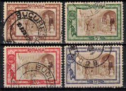 Roumanie 1907 Mi 208-11 (Yv 203-6), Obliteré - Other & Unclassified