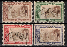 Roumanie 1907 Mi 208-11 (Yv 203-6), Obliteré - Other & Unclassified