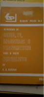 Handbook Of Radio, Tv, Et Industrial Et Transmitting Tube And Valve Equivalents B.B.BABANI 1974 - Altri & Non Classificati