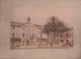 Photographie Ancienne Montée Sur Plaque  Carton/ Algérie/ La Trappe De  STAOUELI/Ferme Modèle/Vers 1870-1880   PHOTN559 - Personen