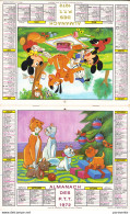 Calendrier Poste 1972 - MICKEY / ARISTOCHATS - Diaries