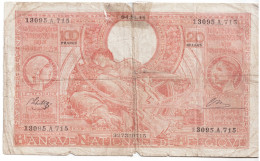 BELGIQUE - 100 Francs 04-11-1944 - 100 Francos