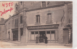 56 PLOEMEUR.   Le Café GOULLIANE. ...avec Son Personnel.     TB PLAN   1928     RARE - Ploemeur