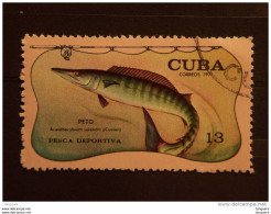 Cuba 1971 Vis Poisson Yv 1531 O - Gebraucht