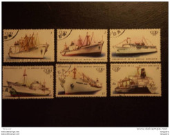 Cuba 1976 Marine Marchande Cargo Pétrolier Bateau De Passagers Yv 1956-1961  O - Gebraucht