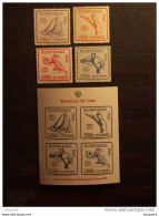 Cuba 1960 Jeux Olympiques De Rome Yv 523-533  + LP PA 212-213 + Bloc 17 MH * Scharnière - Neufs