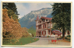 SUISSE CP Voyagé 1962 * Pension  Schlößli BÖNIGEN Bei Interlaken Am Brienzerseen ( Lac De Brienz ) - Bönigen