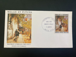 Enveloppe 1er Jour "Maurice Utrillo - La Poste" 17/06/1985 - PA144 - Wallis Et Futuna - FDC