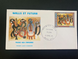 Enveloppe 1er Jour "Pilioko Aloi - Tapisserie" 03/04/1985 - PA143 - Wallis Et Futuna - FDC