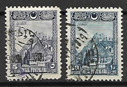 TURQUIE    -    1926.   Y&T N° 701  &  703 Oblitérés - Oblitérés