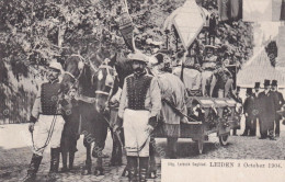 Leiden 3 October 1904 Close Up Horse Cart  Jockey - Leiden