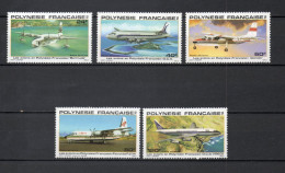 POLYNESIE  PA  N°  148 à 152   NEUFS SANS CHARNIERE COTE  14.00€    AVION - Ungebraucht