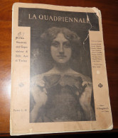 LA QUADRIENNALE 1902 - R. STREGLIO E C. EDITORI - Kunst, Design