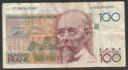 Billet De 1978/81 ( Belgique / 100--Frs ) - 100 Francs